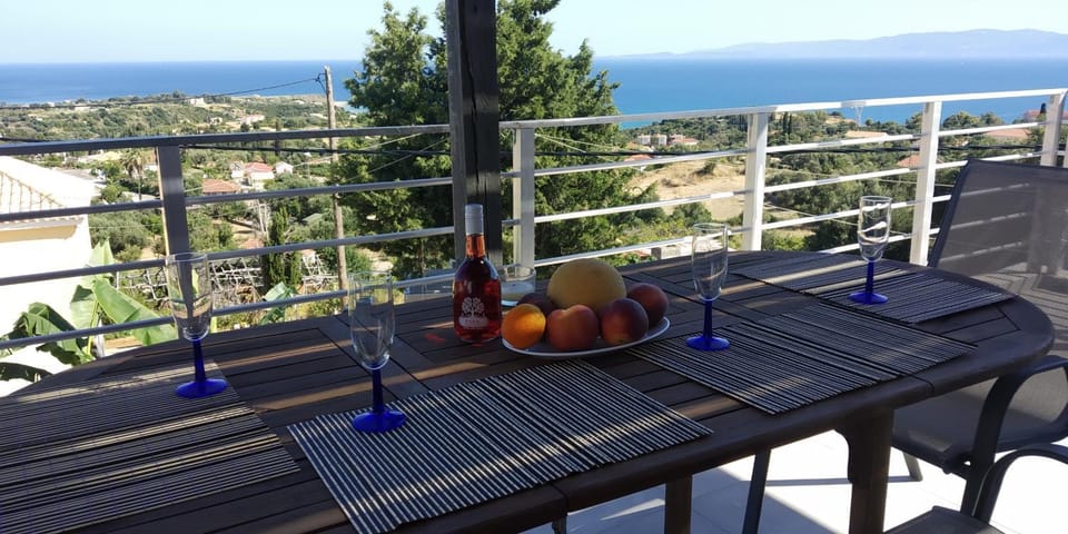 Patio, Natural landscape, View (from property/room), Mountain view, Sea view