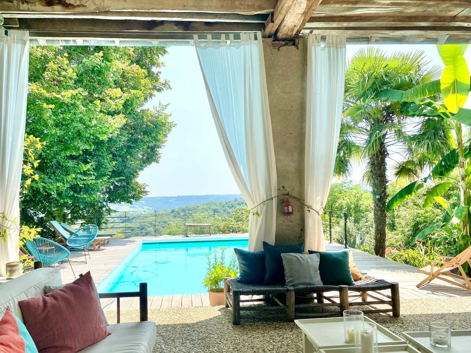 Garden view, Mountain view, Swimming pool