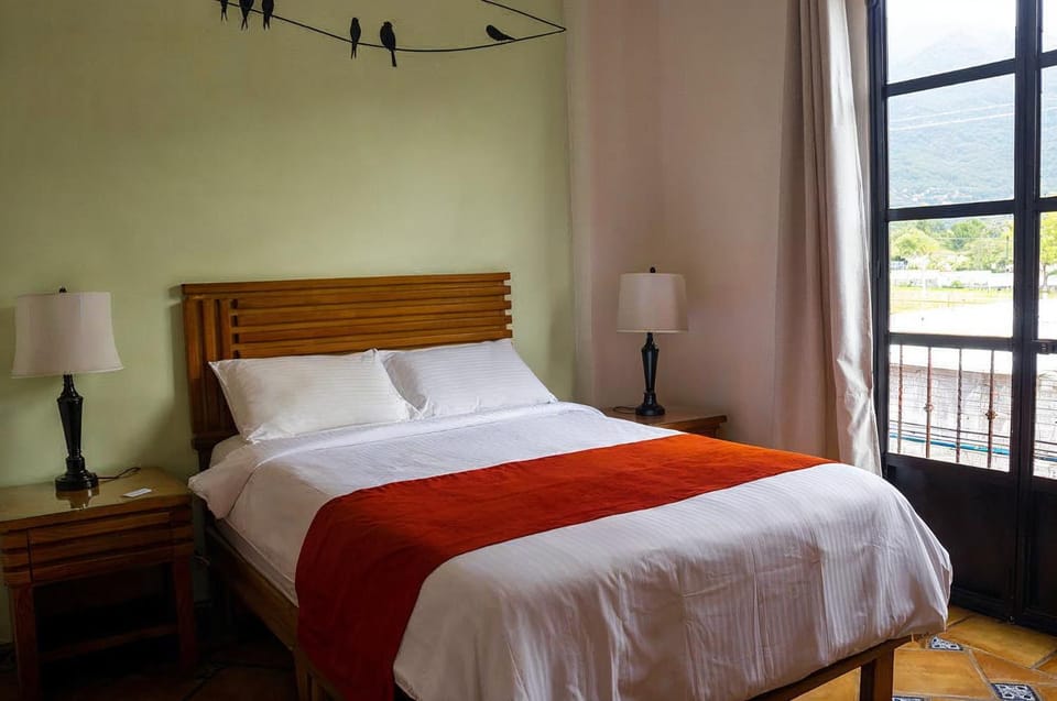 Bed, View (from property/room), Photo of the whole room, City view, Mountain view