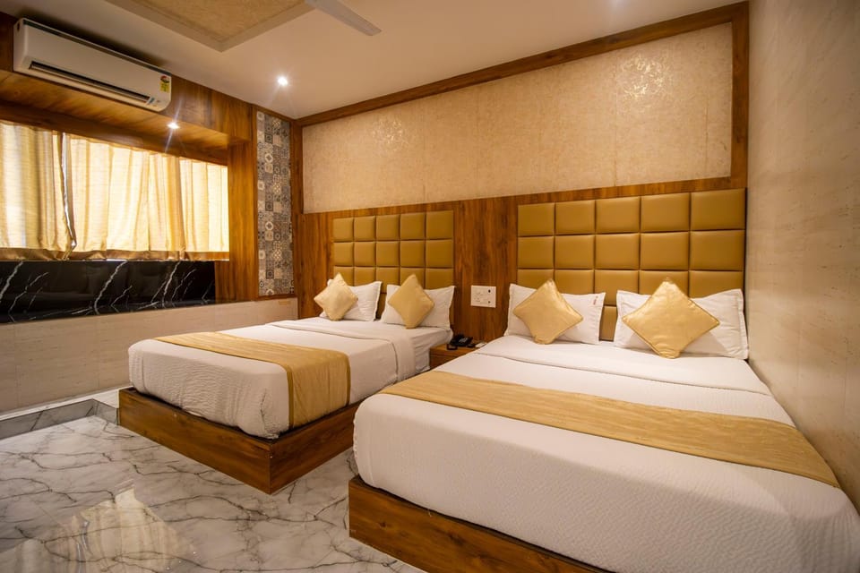 Bed, Bedroom, air conditioner