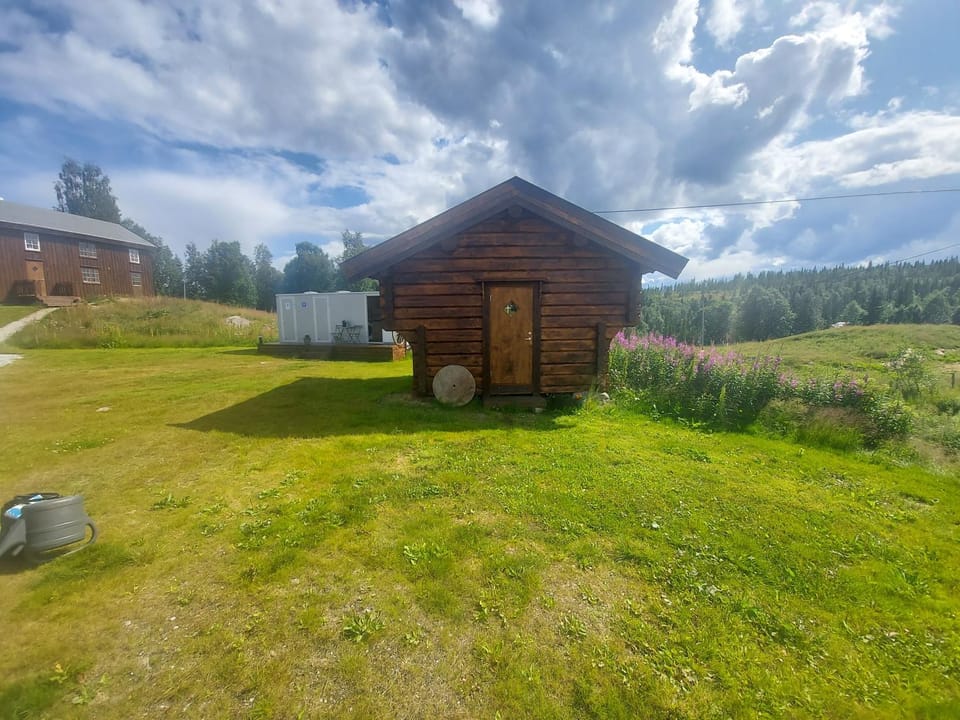 small camping cabbin with bathroom near by Chalet in Nordland, Norway