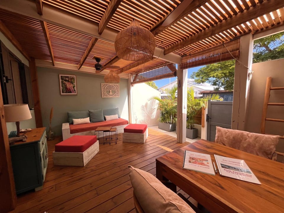 Kaz'Ban, 2ème ligne, 40 m du lagon Apartment in Saint-Leu