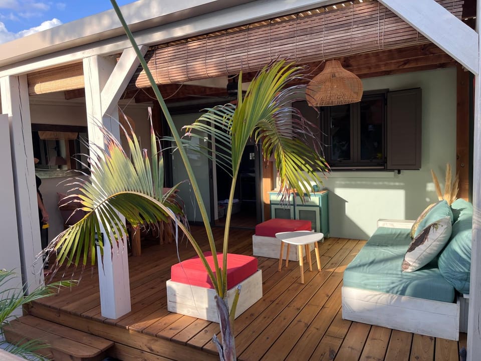 Kaz'Ban, 2ème ligne, 40 m du lagon Apartment in Saint-Leu