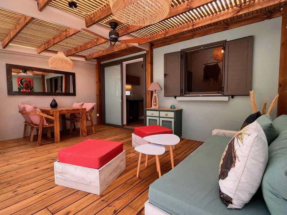 Kaz'Ban, 2ème ligne, 40 m du lagon Apartment in Saint-Leu