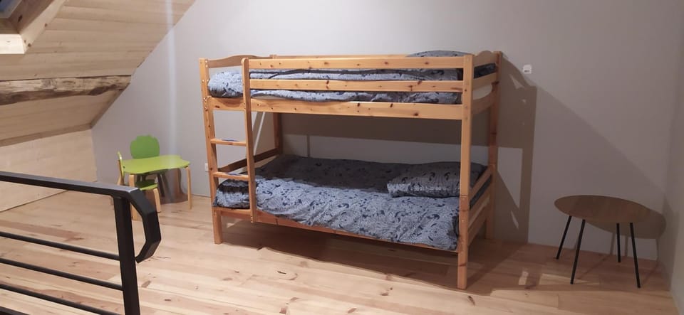 Property building, Living room, Bedroom