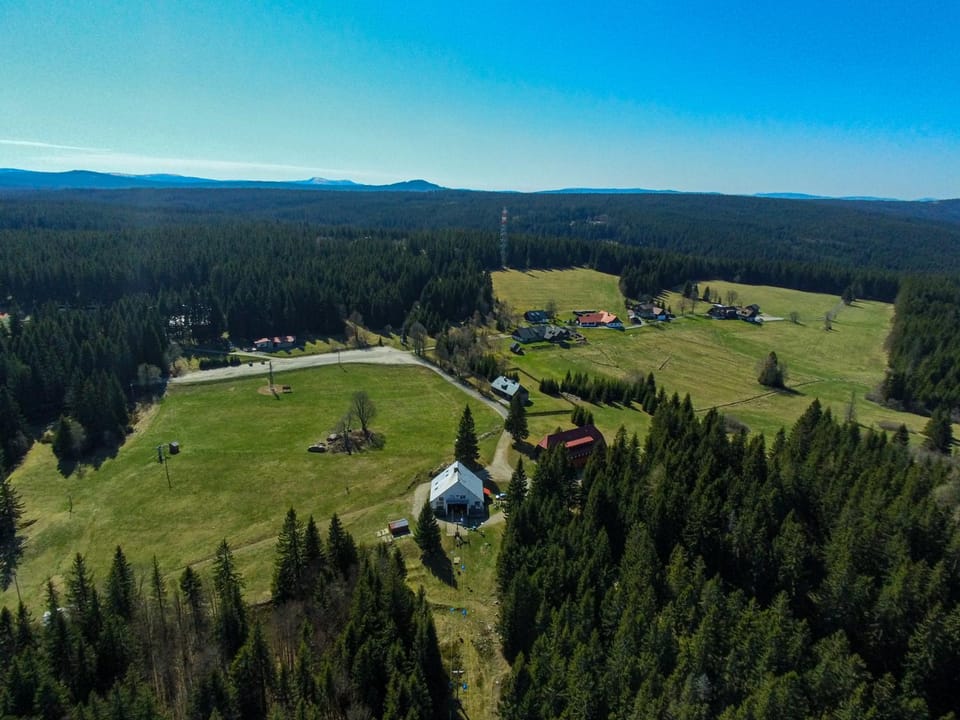 Natural landscape, Bird's eye view, Mountain view