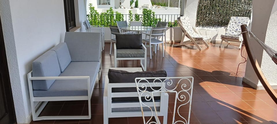 Patio, Balcony/Terrace, Dining area, Sea view