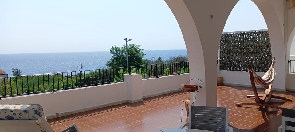 Patio, Balcony/Terrace, Dining area, Sea view