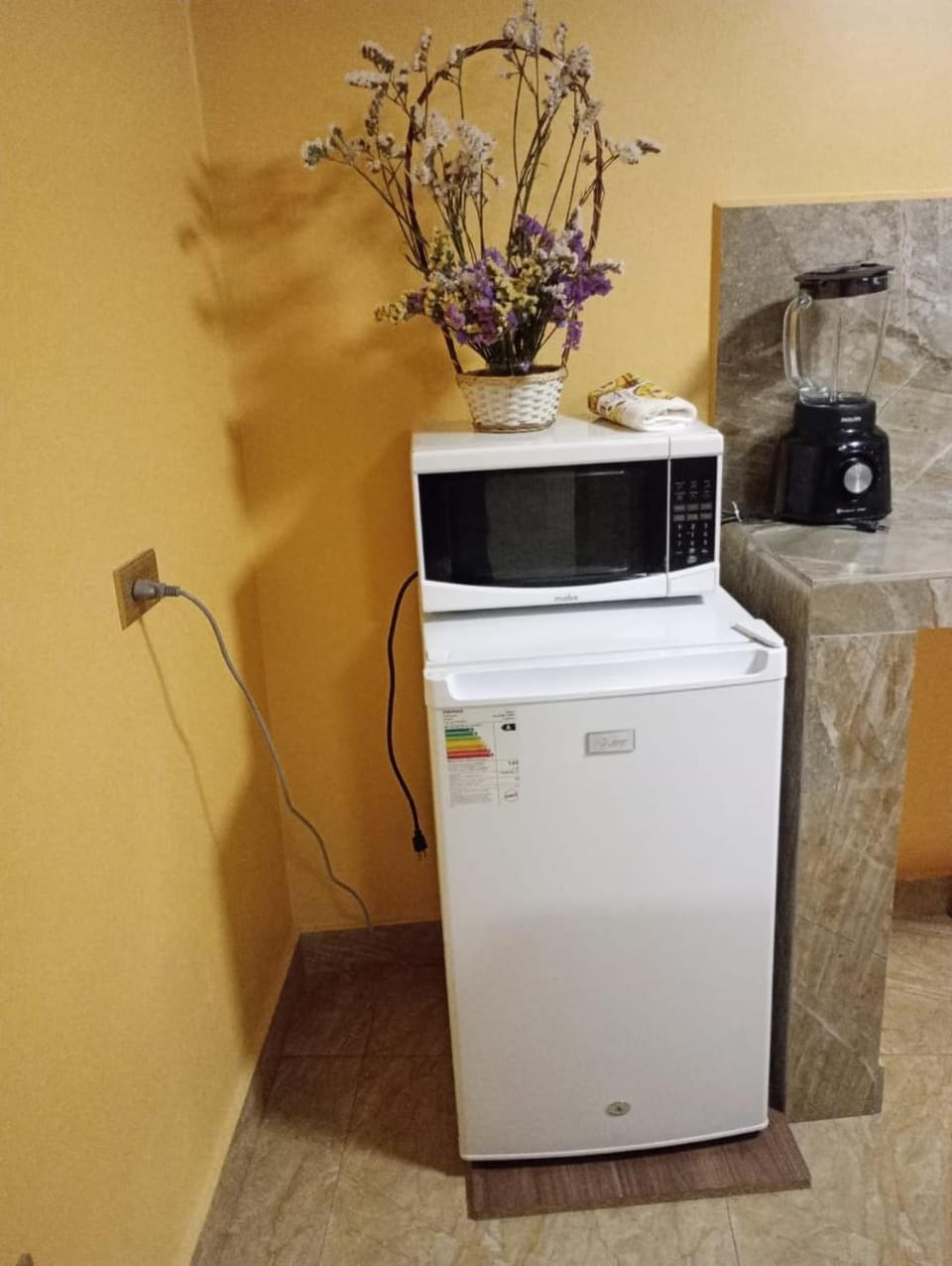 Kitchen or kitchenette, minibar, oven