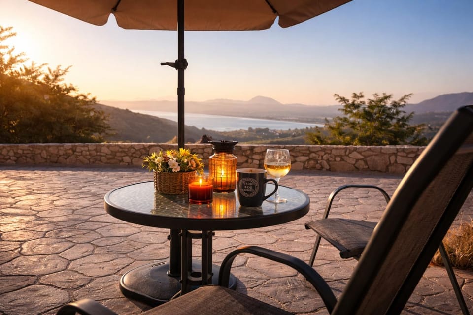 Balcony/Terrace, Mountain view, Sea view