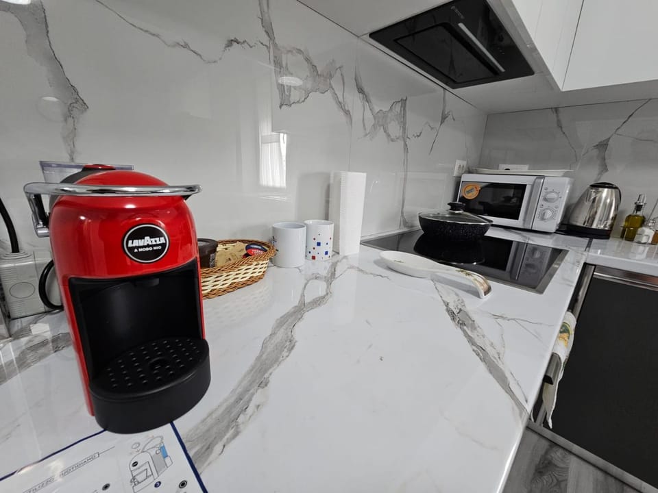 Coffee/tea facilities, minibar, stove, kitchen