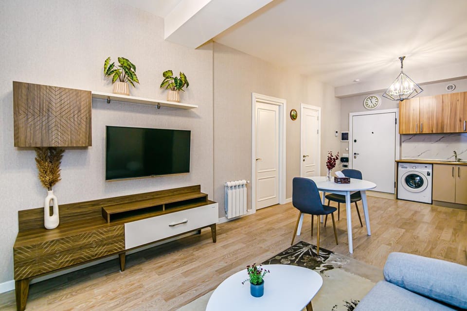 Kitchen or kitchenette, Living room, air conditioner