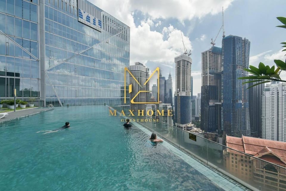 Property building, City view, Pool view, Swimming pool