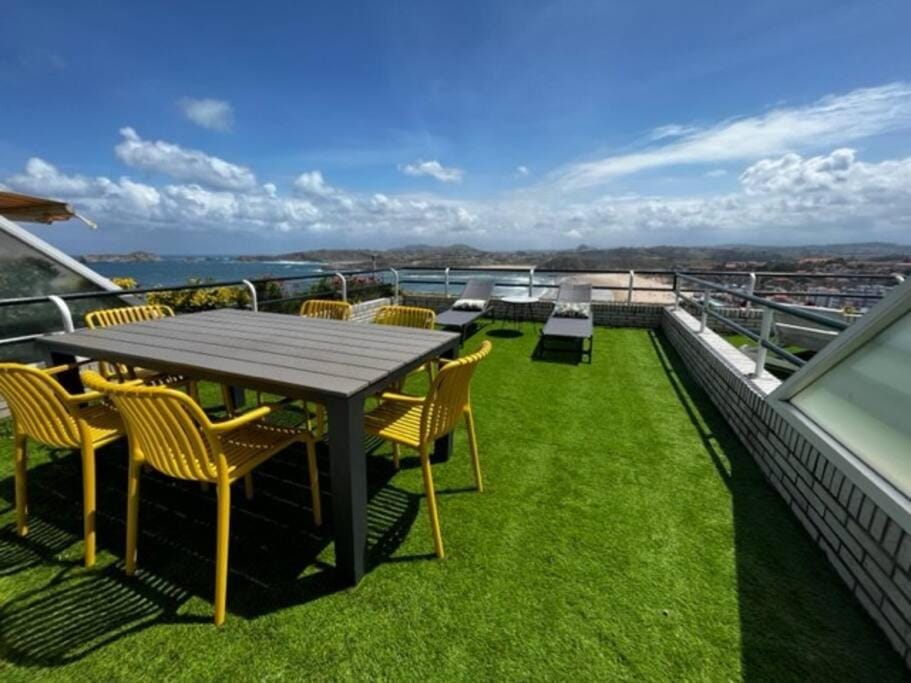 View (from property/room), Balcony/Terrace, Sea view