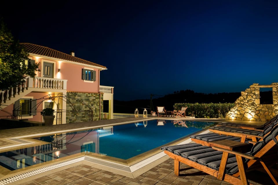Night, Swimming pool