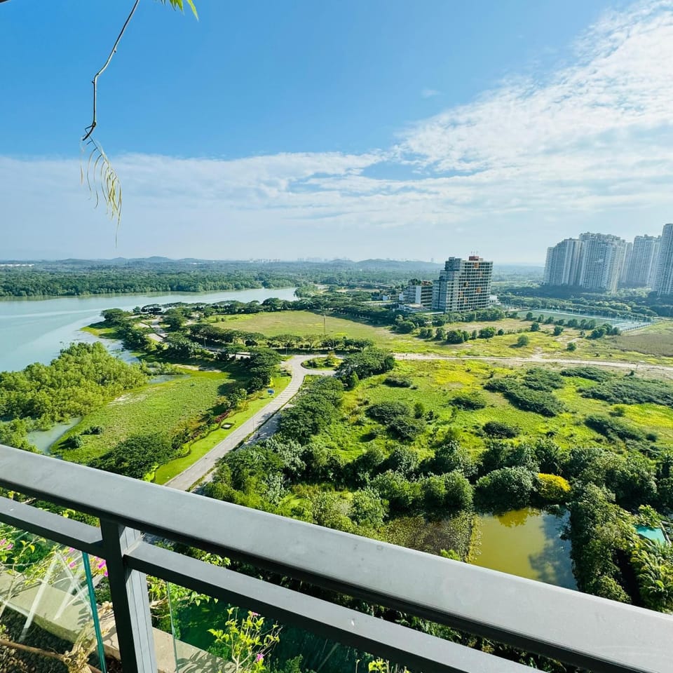 Day, Natural landscape, Bird's eye view, View (from property/room), Balcony/Terrace, City view