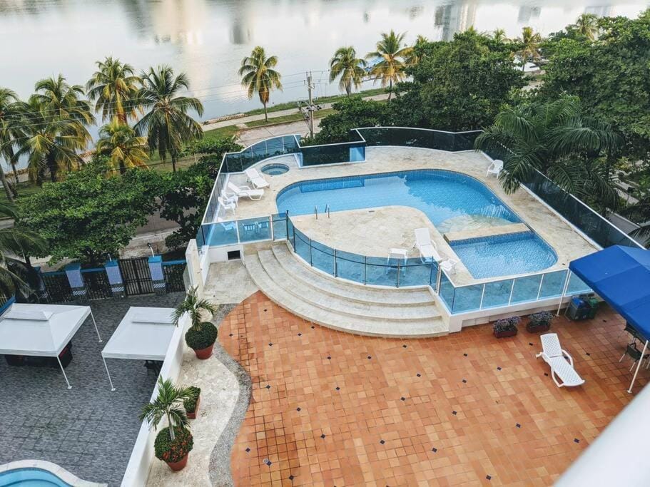 Pool view, Swimming pool