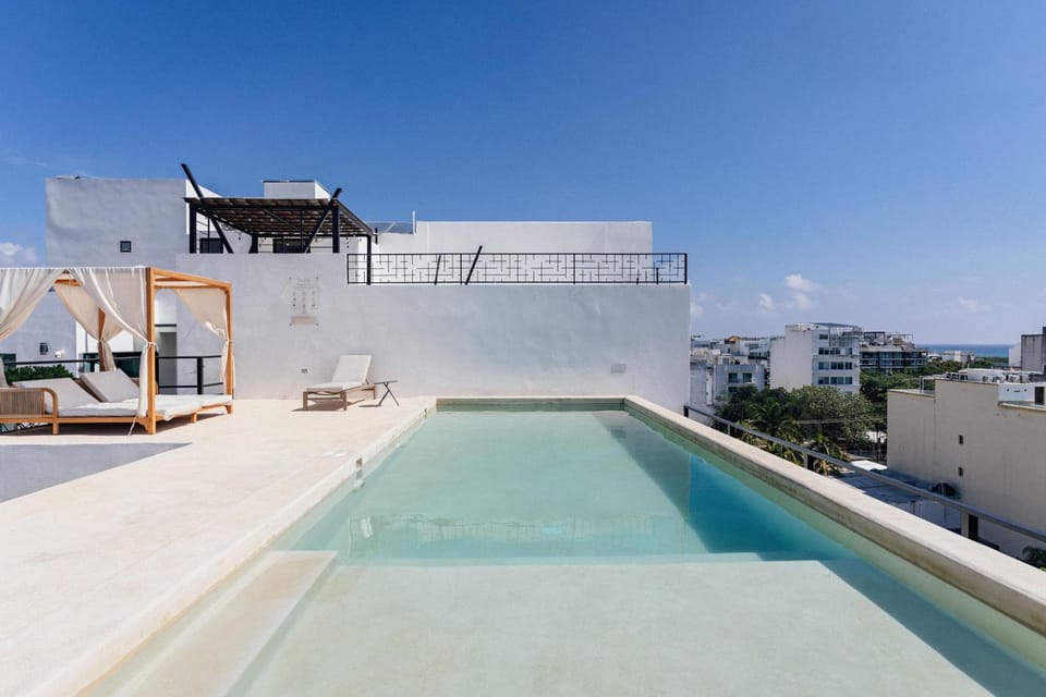 Day, View (from property/room), Balcony/Terrace, Pool view, Swimming pool, sunbed