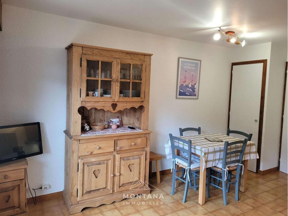 Studio cosy avec jardinet, près des pistes et centre, 4/5 pers, Le Grand-Bornand - FR-1-458-184 Apartment in Le Grand-Bornand