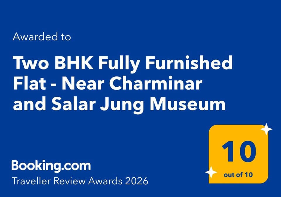 Two BHK Fully Furnished Flat - Near Charminar and Salar Jung Museum Apartment in Hyderabad