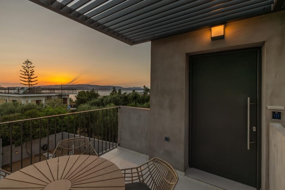 Patio, Natural landscape, Balcony/Terrace, Sunset