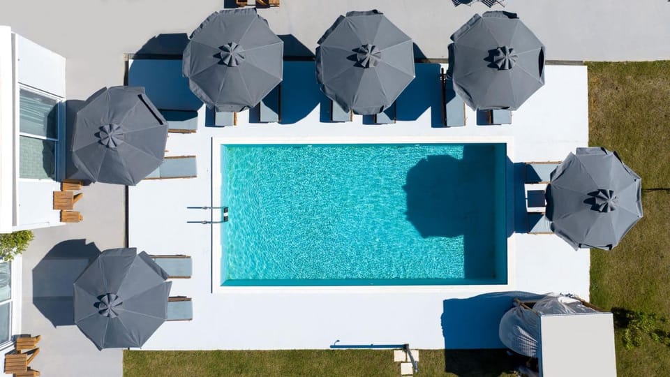 Pool view, sunbed
