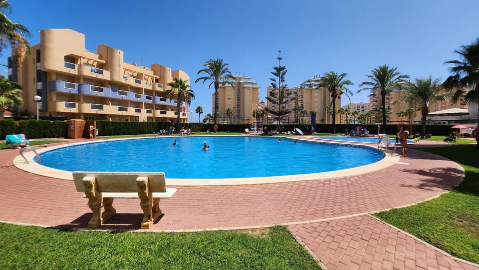 Property building, Garden, Pool view, Swimming pool