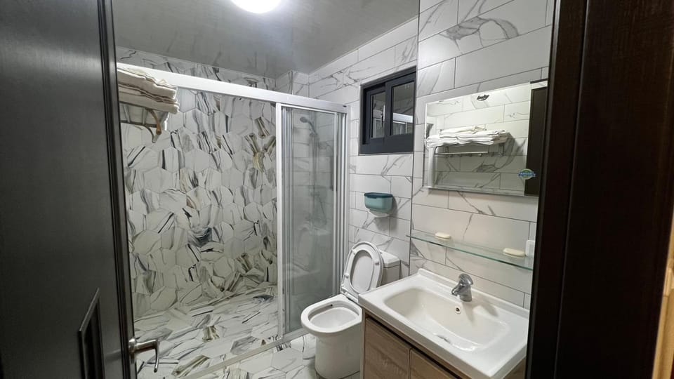 Shower, Toilet, Bathroom, towels