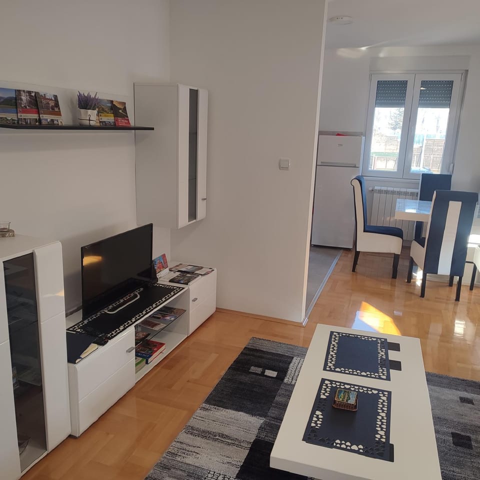 Black and White Apartment in Serbia