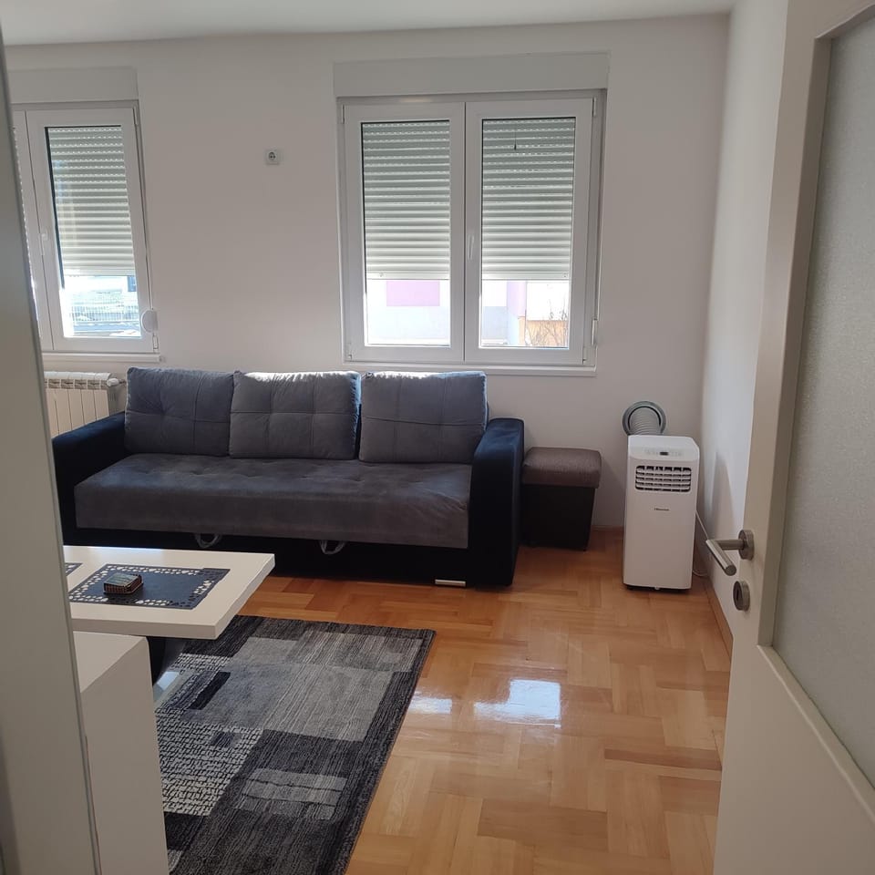 Black and White Apartment in Serbia