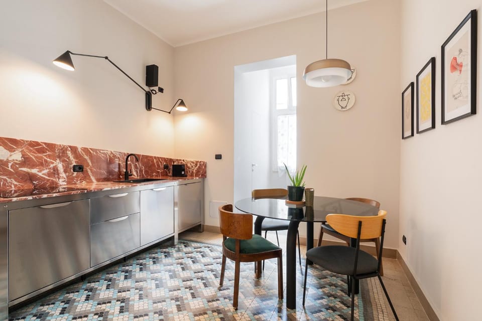 Kitchen or kitchenette, Photo of the whole room, furniture, stove, stove, kitchen