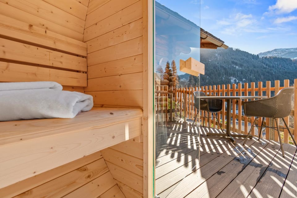 Gemütliches Chalet mit privater Sauna und schöner Aussicht mit Klimaanlage Apartment in Vorarlberg, Austria