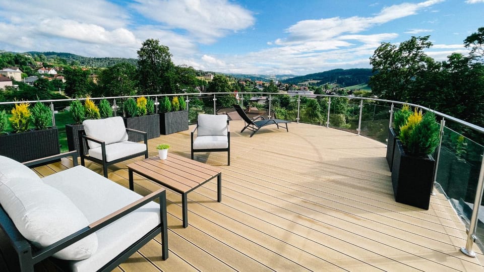 Natural landscape, View (from property/room), Balcony/Terrace, Mountain view