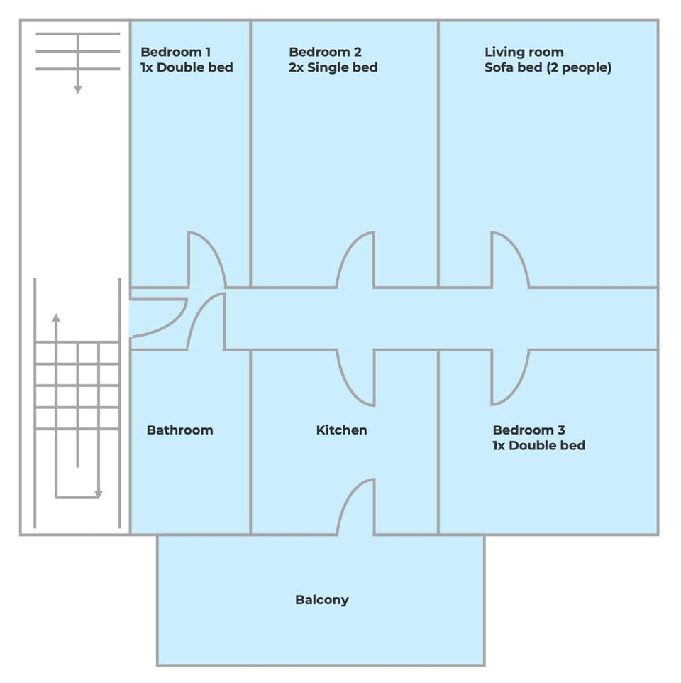 Apartment in Bad Wilhelmshöhe mit großem Balkon im Grünen und kostenfreien Parkplätzen Apartment in Kassel