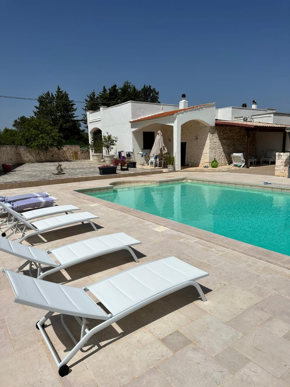Day, Pool view, Swimming pool, sunbed