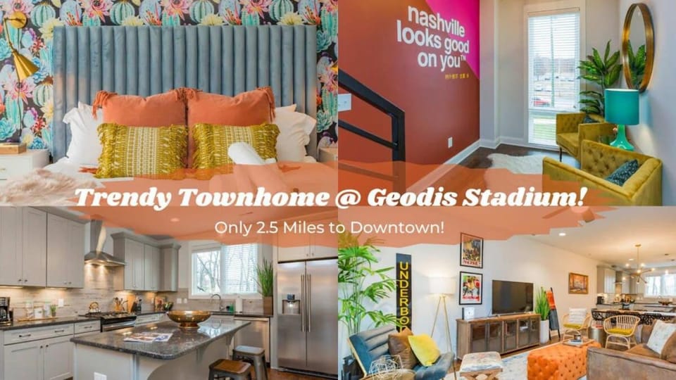 2 5 miles to DWNTN 3 King Beds - Garage Parking House in Nashville