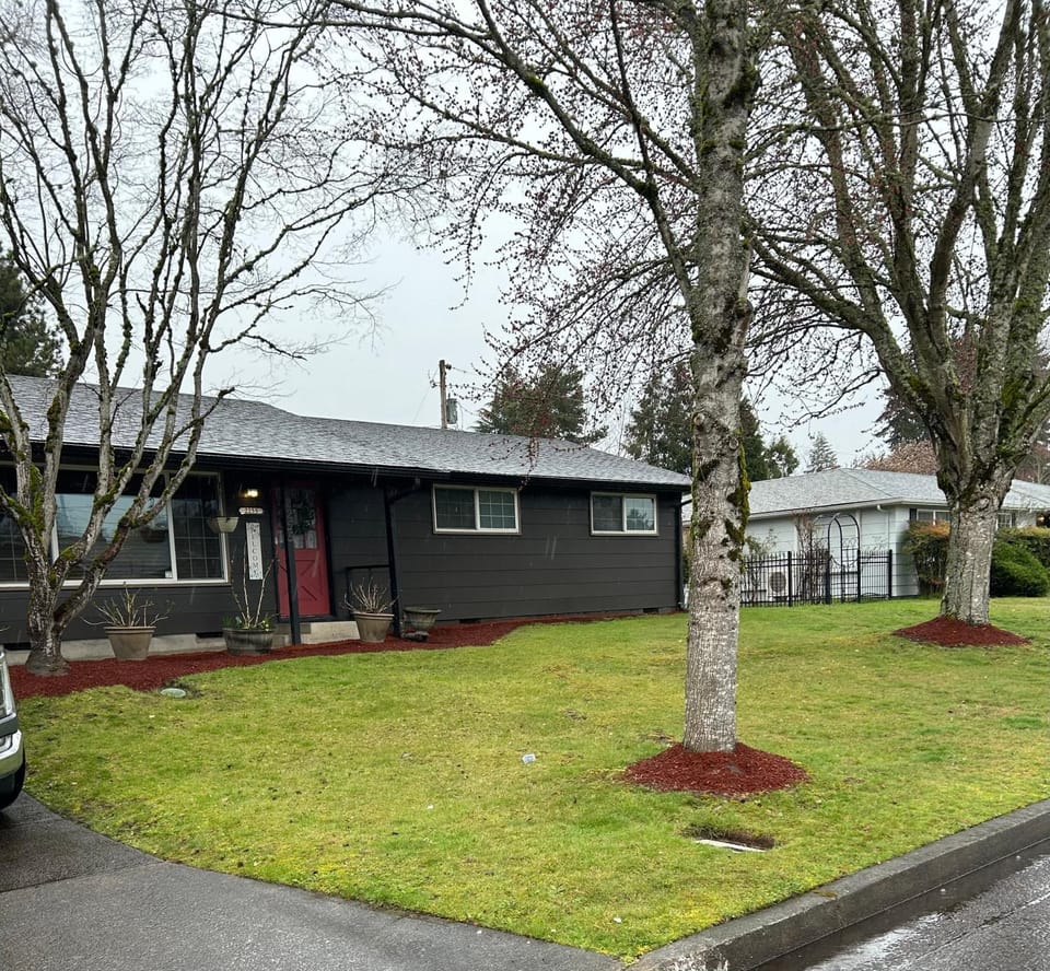 Natural landscape, Garden, Street view, Parking