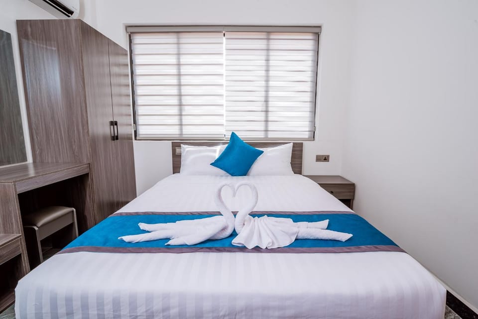 Bed, Photo of the whole room, Bedroom, towels, wardrobe