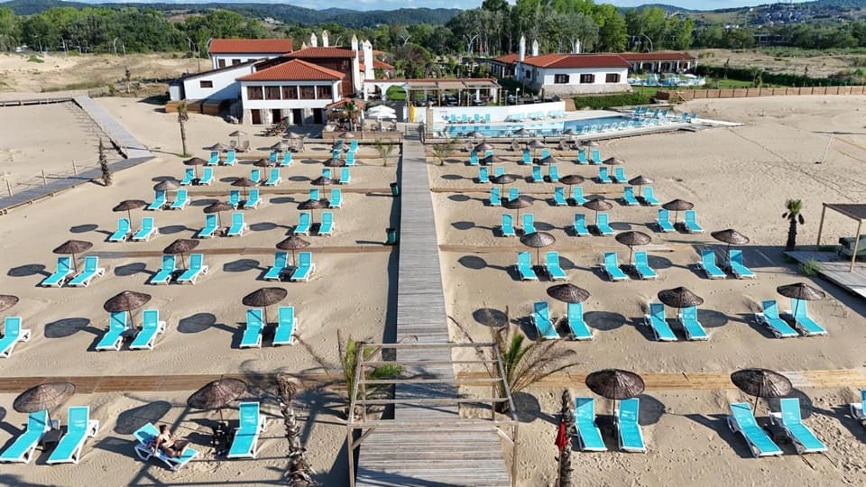 Beach, sunbed