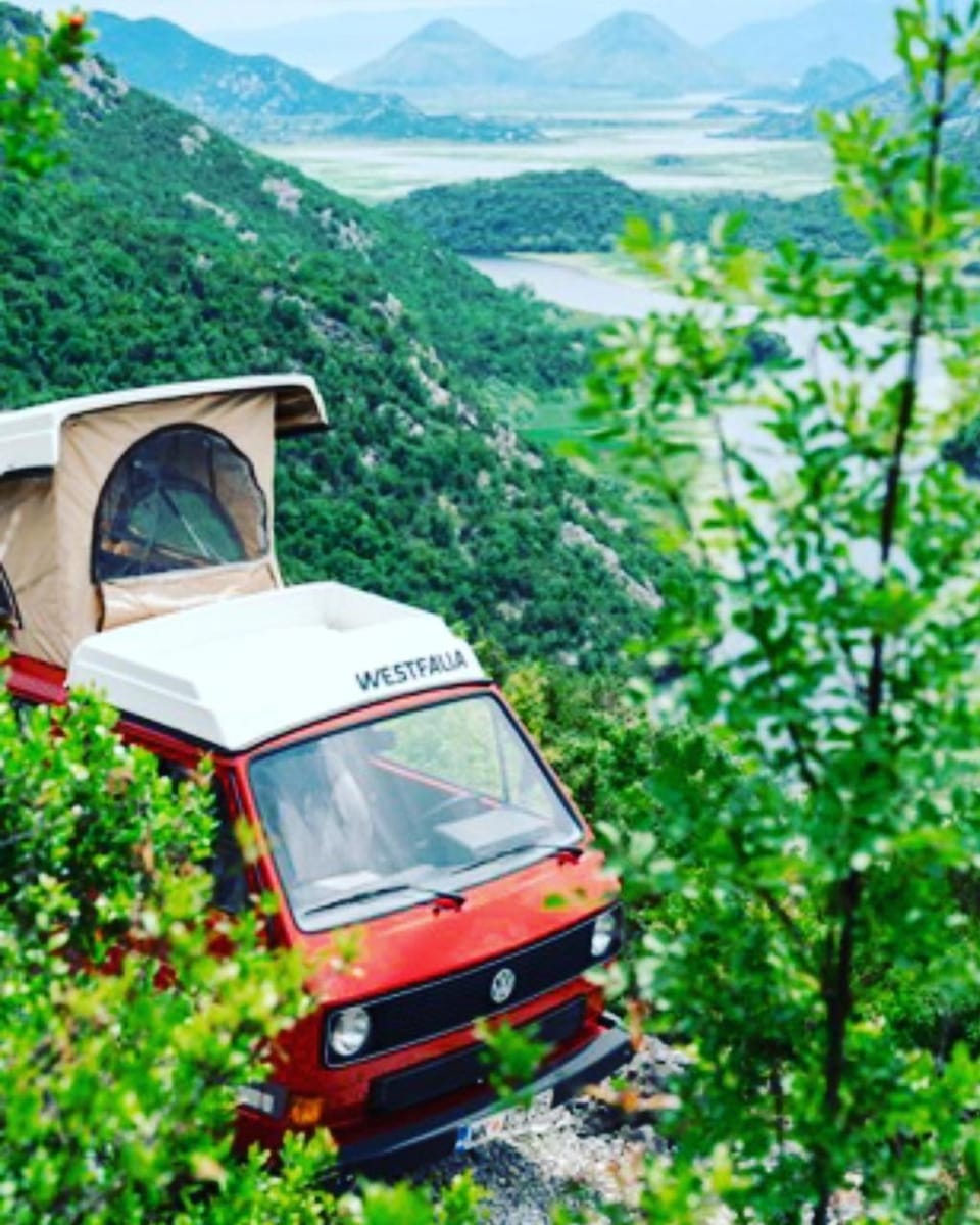 Mobile home - Alpha Campers Montenegro - Our Red Westfalia Bus House in Podgorica
