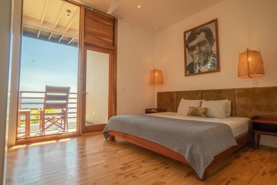 Bed, View (from property/room), Balcony/Terrace, Photo of the whole room, Bedroom