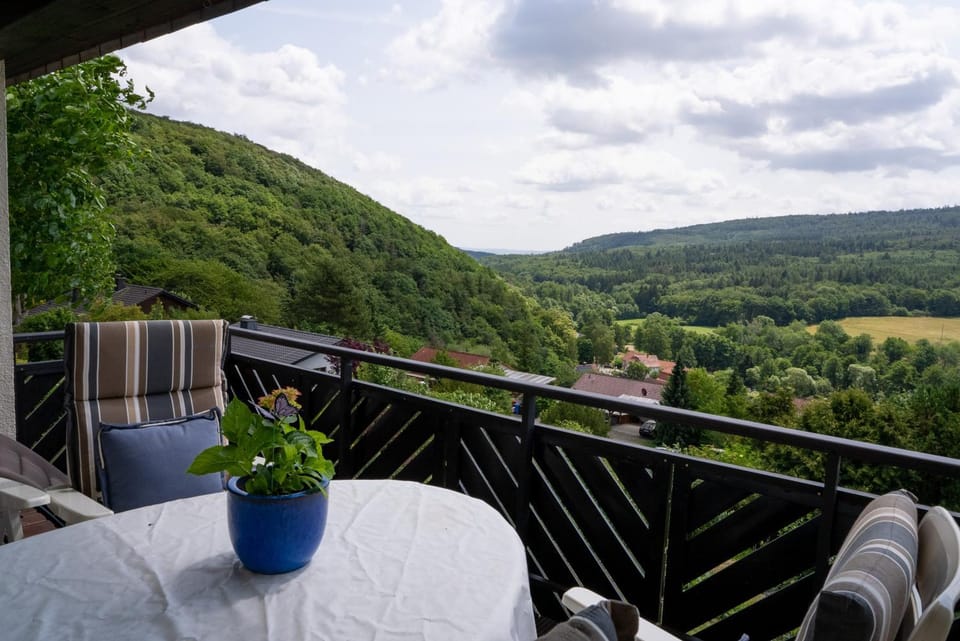 Day, Natural landscape, View (from property/room), Balcony/Terrace, Mountain view