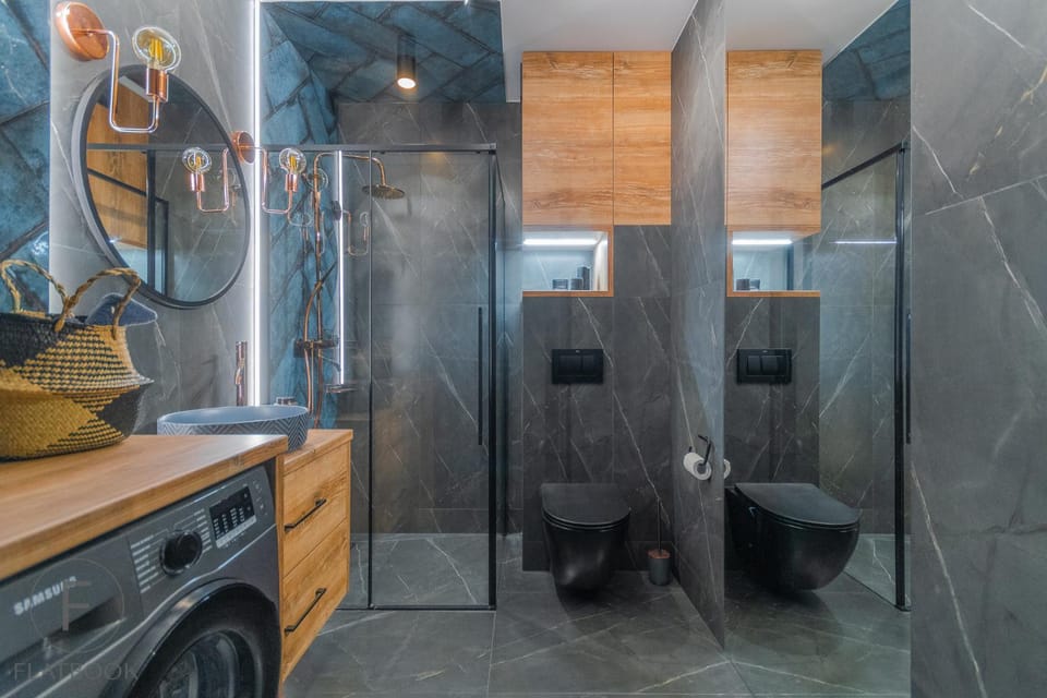 Shower, Toilet, Bathroom, washing machine