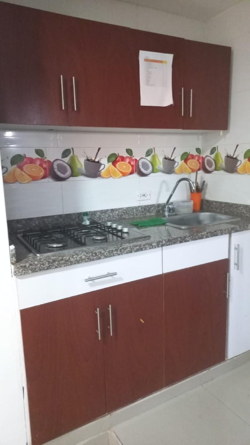 Kitchen or kitchenette, minibar, stove