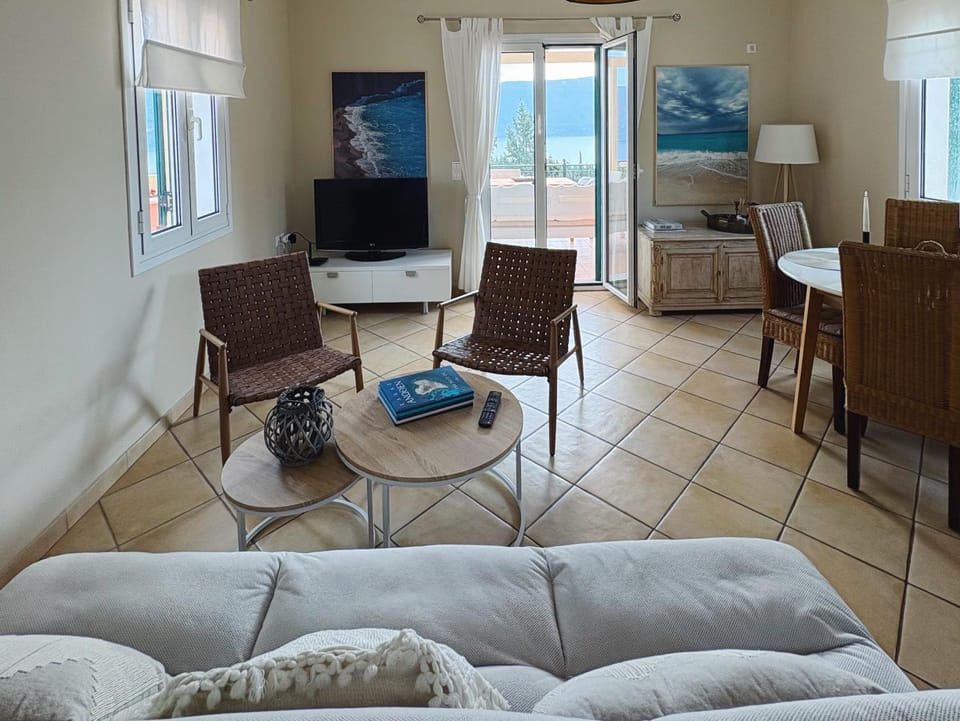 Sea View Villa Irene - Private Pool and Sunset Terrace Villa in Cephalonia