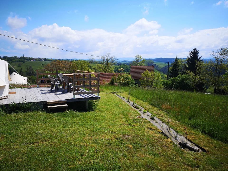 Natural landscape, Garden, Garden view, Mountain view