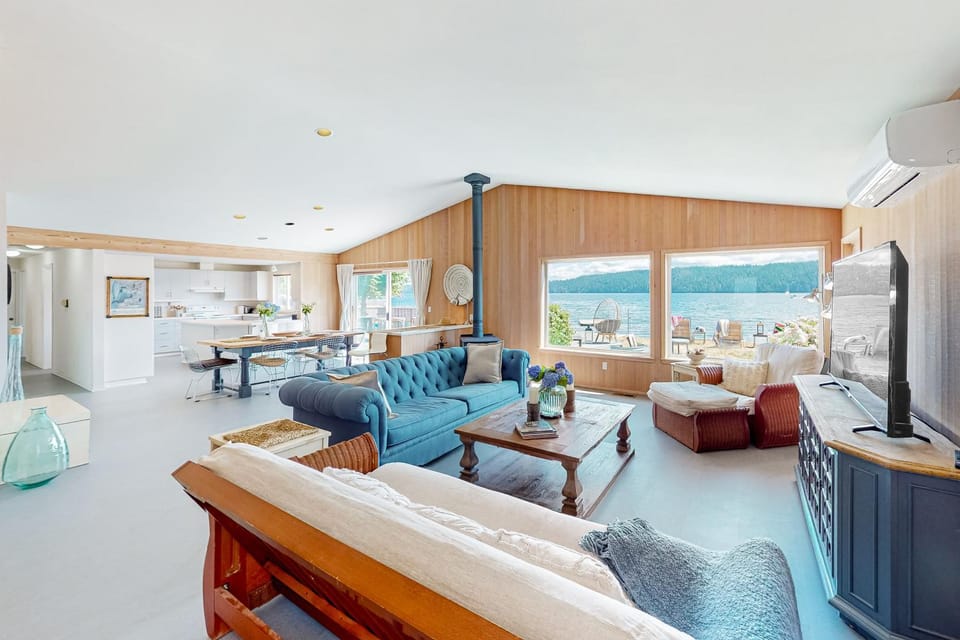 The Blue Ox House in Hood Canal