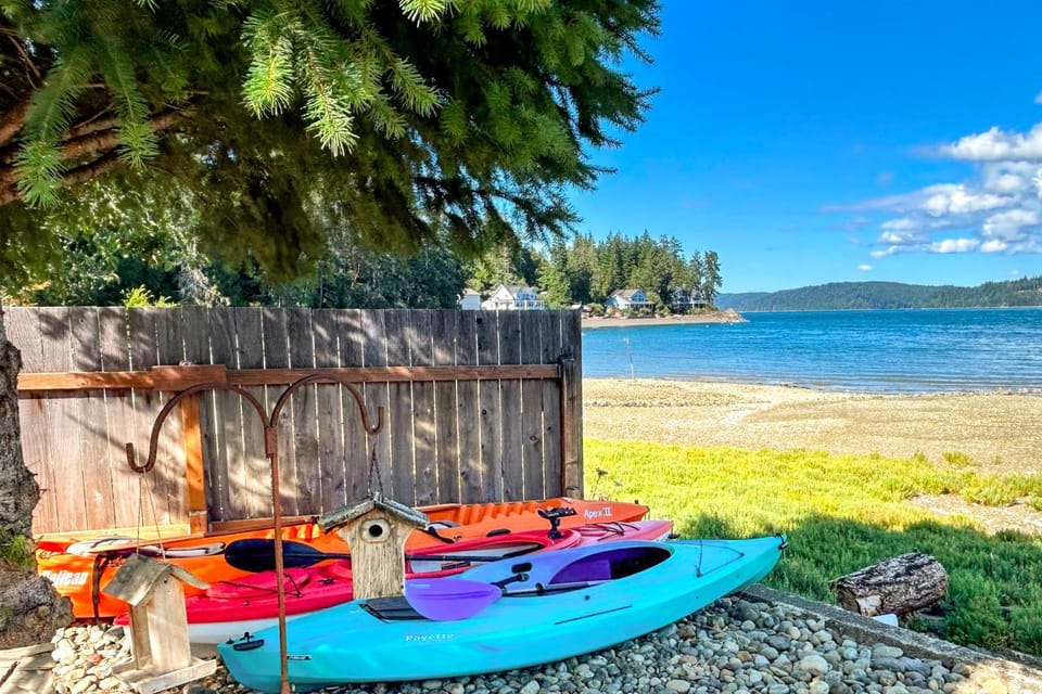 The Blue Ox House in Hood Canal