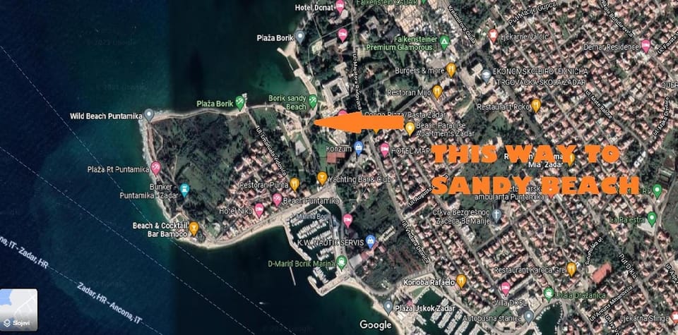 Bird's eye view, Beach