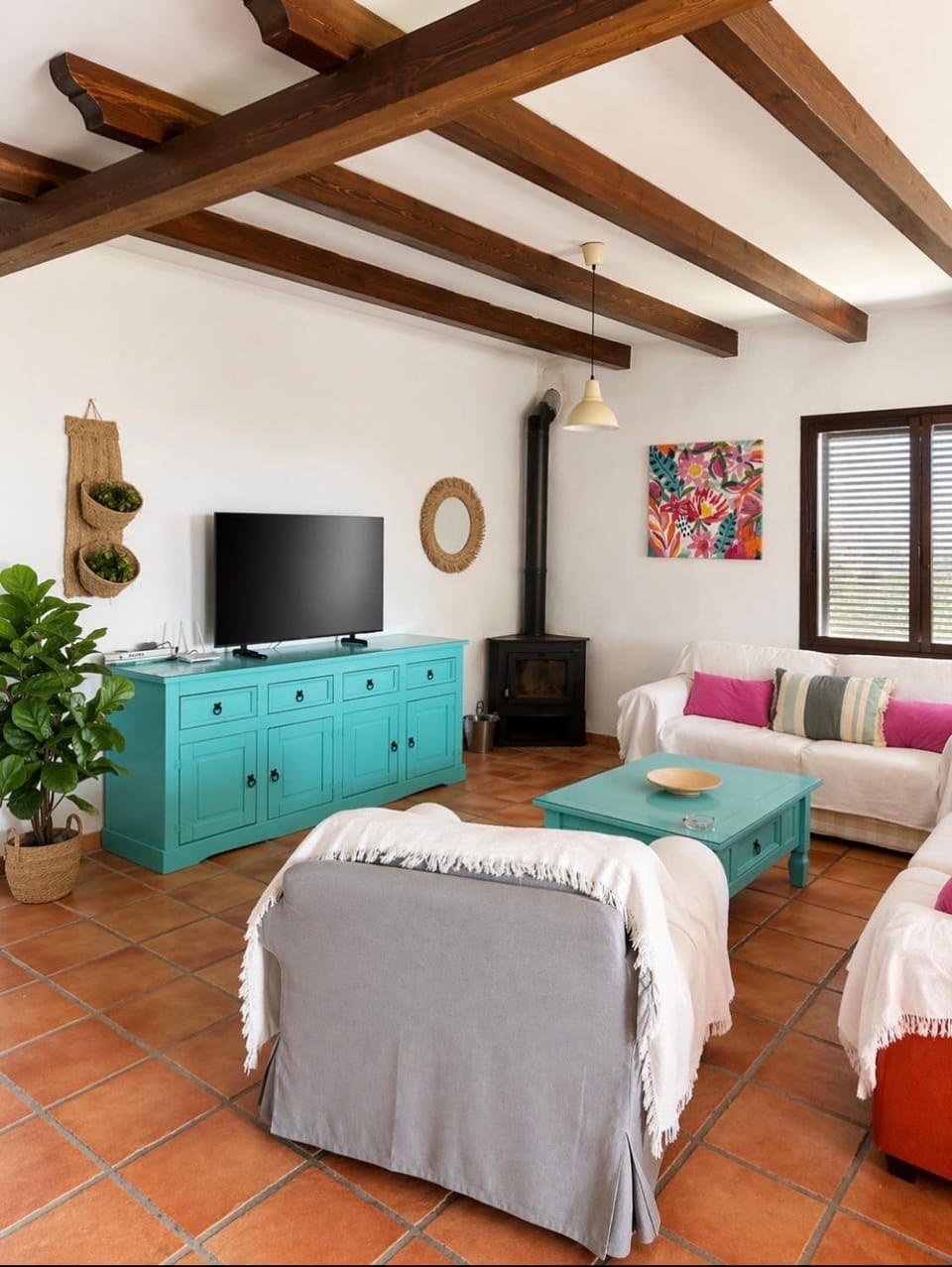 Agradable casa de playa con piscina. El Palmar House in El Palmar de Vejer